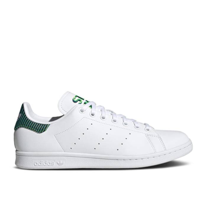 アディダス Adidas 【 Stan Smith 'White Solar Green' Men Cloud White/Cloud White/Solar Green 】 メンズ 白色 ホワイト green 緑・グリーン|スニケス