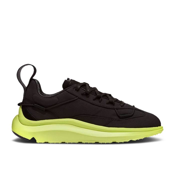 アディダス Adidas 【 Y-3 Shiku Run \u0027Black Frozen Yellow\u0027 Men Black/Back/Frozen Yellow 】 幽客 メンズ 黒いこと 黒いこと yellow 黄味がかった・黄色