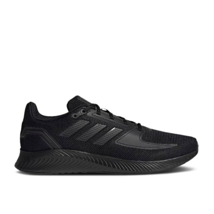 アディダス Adidas 【 Run Falcon 2.0 Triple Black Men Core Black/Core Black/Grey Six 】 ラン メンズ コア 黒色 ブラック 灰色 グレー