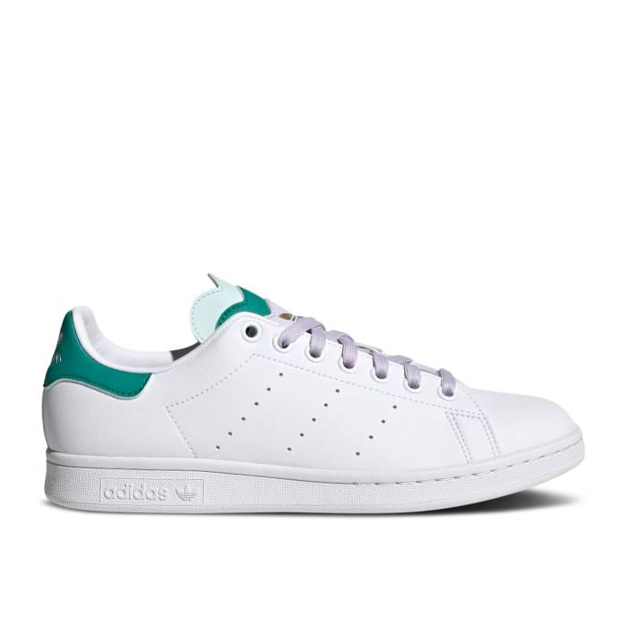 アディダス Adidas 【 Wmns Stan Smith White Halo Mint Women Cloud White/Purple Tint/Halo Mint 】 レディース 白色 ホワイト Purple 紫・パープル