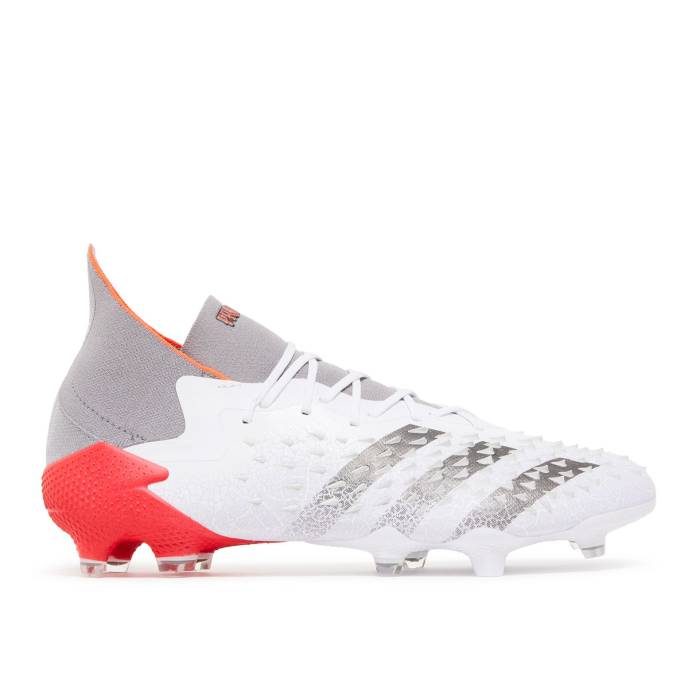 アディダス Adidas 【 Predator Freak.1 Fg Demonskin - White Solar Red Men Cloud White/Iron Metallic/Solar Red 】 プレデター 白色 ホワイト メンズ 白色 ホワイト Red 赤・レッド