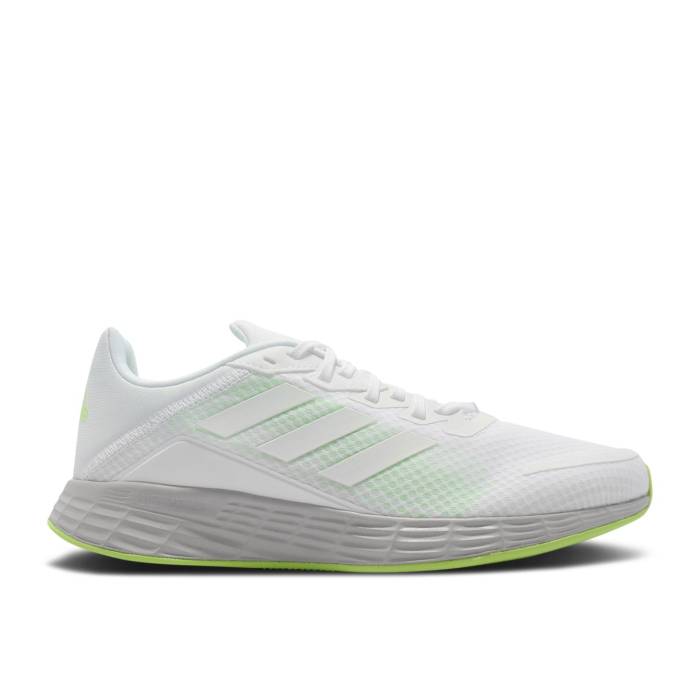 アディダス Adidas 【 Duramo Sl \u0027White Signal Green\u0027 Men Cloud White/Cloud White/Signal Green 】 メンズ 白いこと 白いこと green 緑・緑であること
