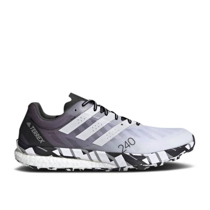 アディダス Adidas 【 Terrex Speed Ultra Trail \u0027White Black\u0027 Men Cloud White/Crystal White/Core Black 】 Speed 機敏さ ultra ウルトラ メンズ 白いこと 白いこと 中核グループ 黒いこと 黒いこと