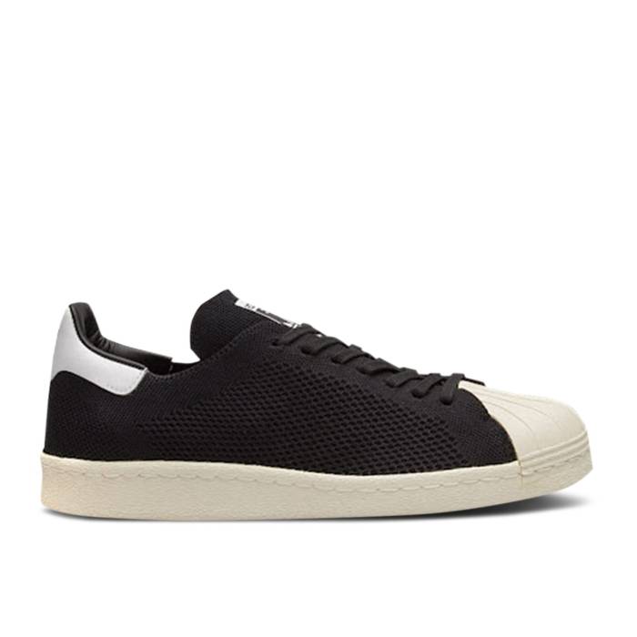 アディダス Adidas 【 Superstar 80 Primeknit 'Black White' Men Core Black/Core Black/Footwear White 】 Superstar スーパースター メンズ コア 黒色 ブラック 白色 ホワイト