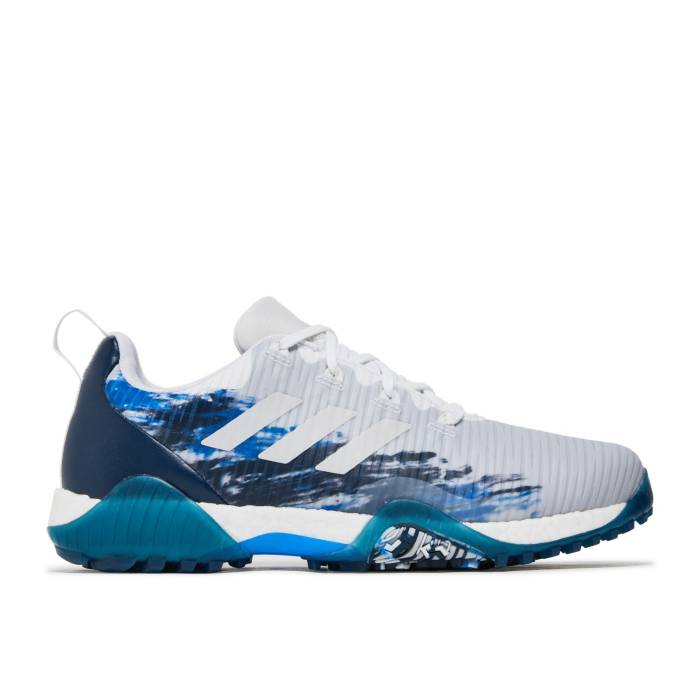 アディダス Adidas 【 Codechaos Golf 'White Crew Navy' Men Cloud White/Grey One/Crew Navy 】 golf ゴルフ クルー メンズ 白色 ホワイト 灰色 グレー クルー 紺色 ネイビー
