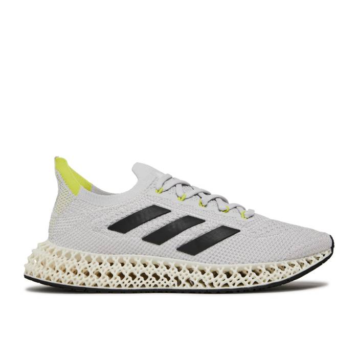 アディダス Adidas 【 4Dfwd \u0027Halo Silver\u0027 Men Halo Silver/Cloud White/Acid Yellow 】 メンズ Silver しろがね色・しろがね色 白いこと 白いこと yellow 黄味がかった・黄色