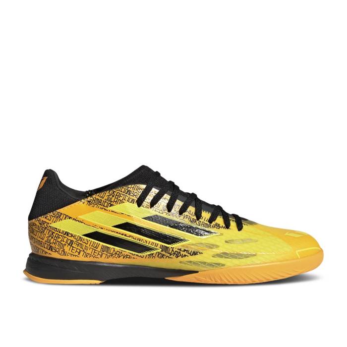 アディダス Adidas 【 X Speedflow Messi.3 In \u0027Solar Gold Bright Yellow\u0027 Men Solar Gold/Core Black/Bright Yellow 】 ゴールド メンズ ゴールド 中核グループ 黒いこと 黒いこと yellow 黄味がかった・黄色