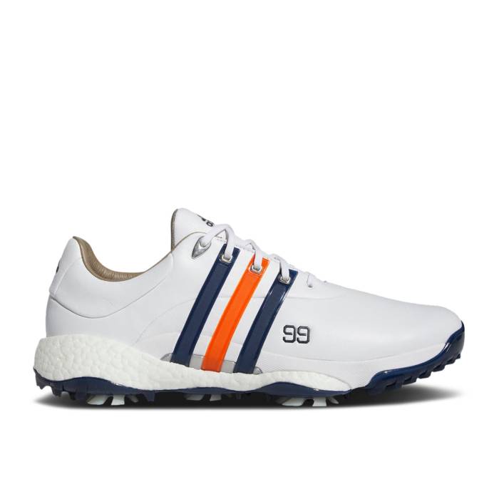 アディダス Adidas 【 Tour 360 22 \u0027White Collegiate Navy\u0027 Men Cloud White/Collegiate Navy/Silver Metallic 】 メンズ 白いこと 白いこと 紺色 米国海軍 Silver しろがね色・しろがね色 靴-スニーカー-メンズ靴