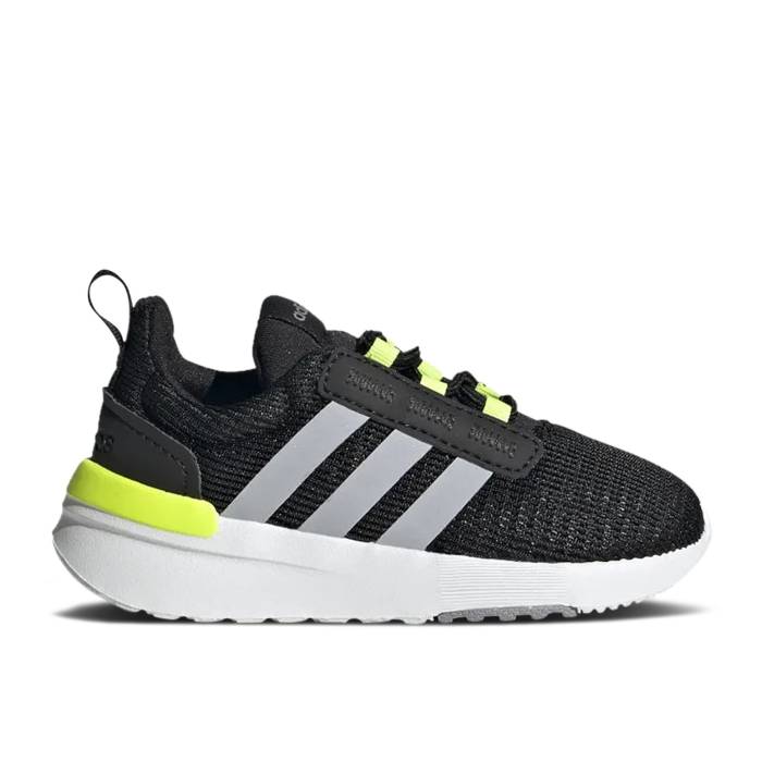 アディダス Adidas 【 Racer Tr21 I \u0027Black Solar Yellow\u0027 Infant Core Black/Halo Silver/Solar Yellow 】 もの言う花 中核グループ 黒いこと 黒いこと Silver しろがね色・しろがね色 yellow 黄味がかった・黄色