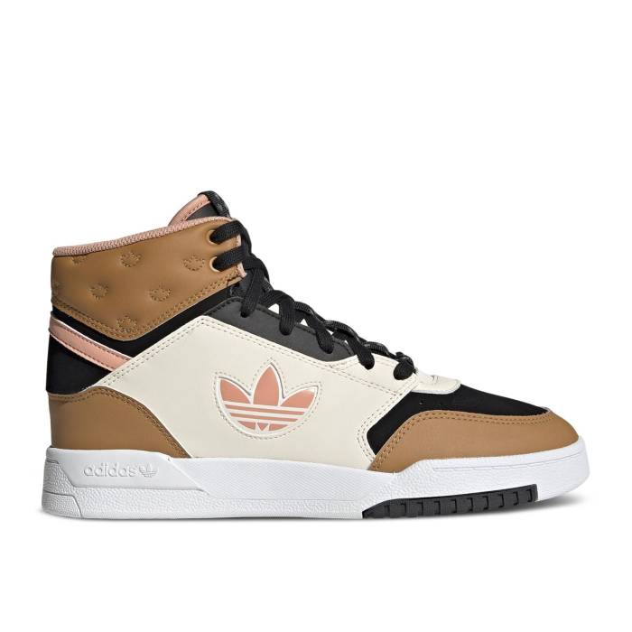 アディダス Adidas 【 Wmns Drop Step Xl 'Wonder White' Women Wonder White/Core Black/Ambient Blush 】 レディース 白色 ホワイト コア 黒色 ブラック