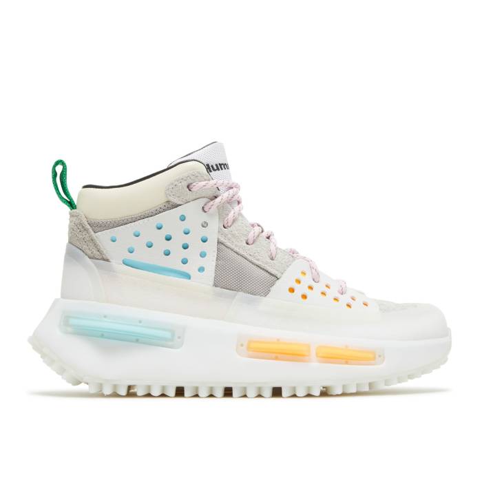 アディダス Adidas 【 Pharrell X Hu Nmd_S1 Ryat 'Core White' Men Core White/Cream White/Clear Pink 】 メンズ コア 白色 ホワイト クリーム pink ピンク｜スニケス
