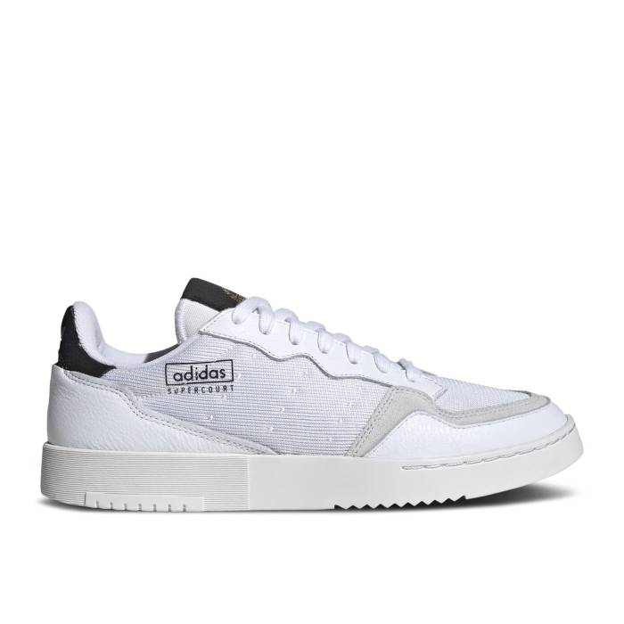 アディダス Adidas 【 Wmns Supercourt \u0027White Black\u0027 Men Cloud White/Cloud White/Core Black 】 メンズ 白いこと 白いこと 中核グループ 黒いこと 黒いこと