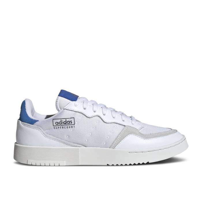 アディダス Adidas 【 Supercourt \u0027White Blue\u0027 Men Cloud White/Cloud White/Blue 】 メンズ 白いこと 白いこと 青み 青色