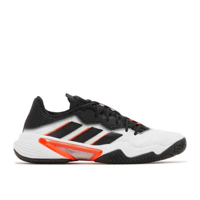 アディダス Adidas 【 Barricade \u0027White Black Solar Red\u0027 Men Cloud White/Core Black/Solar Red 】 防柵 黒いこと 黒いこと メンズ 白いこと 白いこと 中核グループ 黒いこと 黒いこと Red 赤・赤いこと