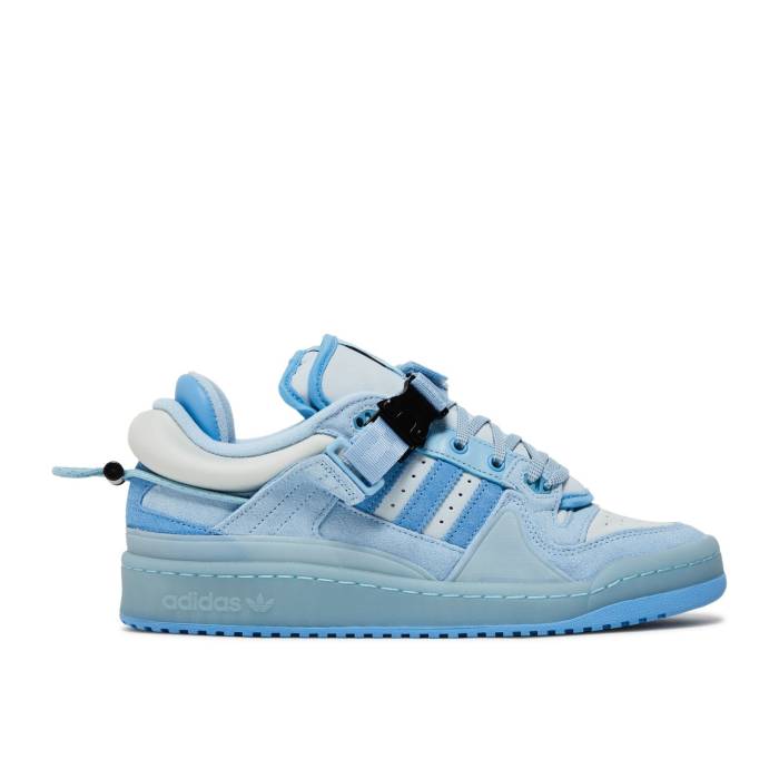アディダス Adidas 【 Bad Bunny X Forum Buckle Low \u0027Blue Tint\u0027 Men Blue Tint/Light Blue/Clear Blue 】 討論会 バックル メンズ 青み 青色