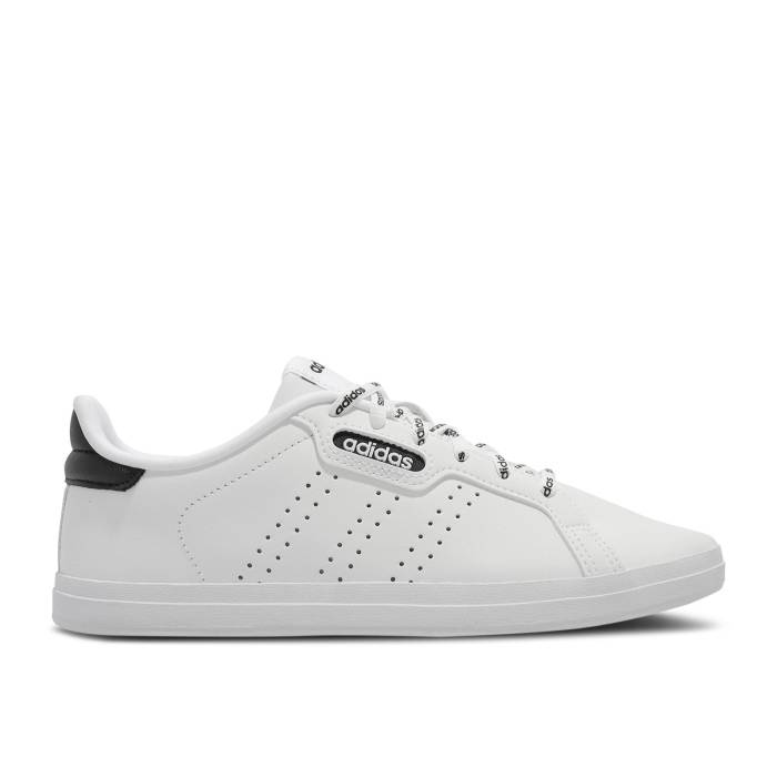 アディダス Adidas 【 Wmns Courtpoint Base White Black Women Cloud White/Cloud White/Core Black 】 レディース 白色 ホワイト コア 黒色 ブラック