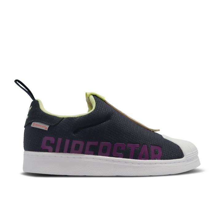 アディダス Adidas 【 Superstar 360 X C 'Legend Ink' Youth Legend Ink/Glow Purple/Pure Yellow 】 Superstar スーパースター ジュニア キッズ Legend レジェンド Purple 紫・パープル ピュア yellow 黄色・イエロー｜スニケス