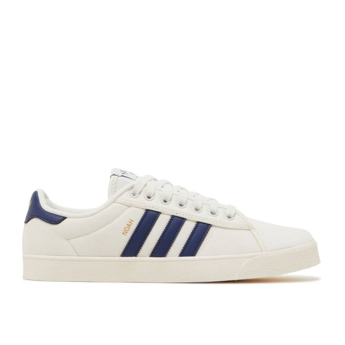 アディダス Adidas 【 Noah X Adria Core White Men Core White/Dark Blue/Gold Metallic 】 メンズ コア 白色 ホワイト 青色 ブルー ゴールド