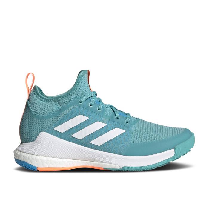 アディダス Adidas 【 Crazyflight Mid \u0027Pulse Blue\u0027 Men Cloud White/Cloud White/Pulse Blue 】 ミッド メンズ 白いこと 白いこと 青碧 青碧
