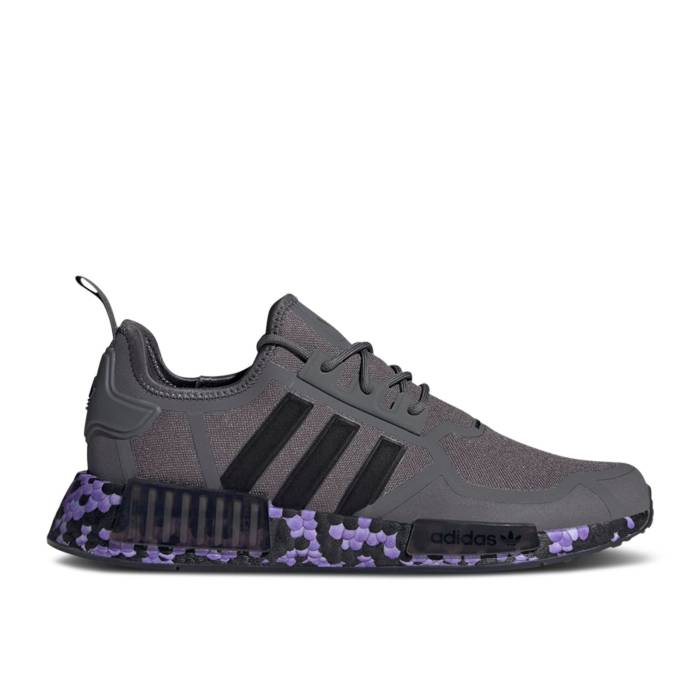 アディダス Adidas 【 Nmd_R1 'Grey Purple Rush' Men Grey Five/Core Black/Purple Rush 】 Purple 紫・パープル メンズ 灰色 グレー コア 黒色 ブラック Purple 紫・パープル rush ラッシュ｜スニケス