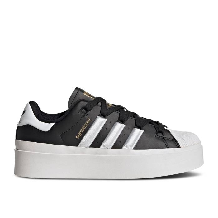 アディダス Adidas 【 Wmns Superstar Bonega \u0027Black Gold Metallic\u0027 Women Core Black/Cloud White/Gold Metallic 】 Superstar はやりっ子 ゴールド レディース 中核グループ 黒いこと 黒いこと 白いこと 白いこと ゴールド