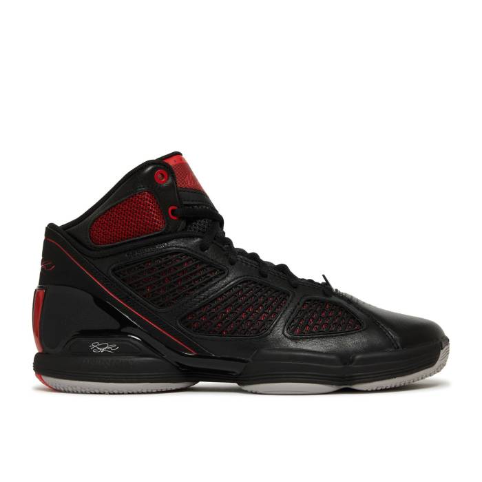 アディダス Adidas 【 Adizero Rose 1.5 Restomod \u0027Black Vivid Red\u0027 Men Core Black/Vivid Red/Light Granite 】 アディゼロ Rose サクラ色 メンズ 中核グループ 黒いこと 黒いこと Red 赤・赤いこと