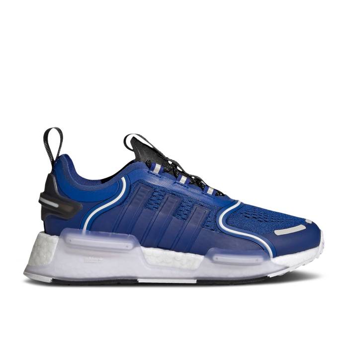 アディダス Adidas 【 Nmd_R1 V3 J 'Royal Blue' Youth Royal Blue/Royal Blue/Grey One 】 ジュニア キッズ 青色 ブルー 灰色 グレー｜スニケス