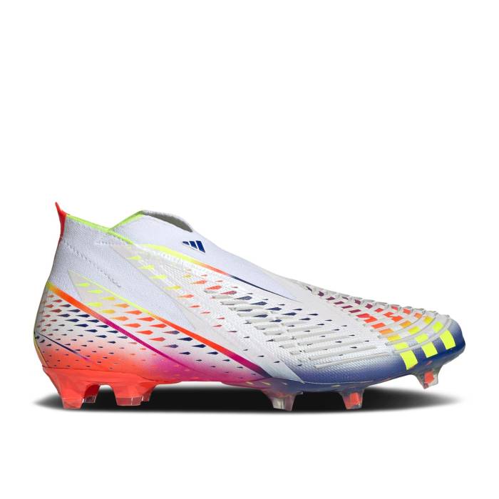 アディダス Adidas 【 Predator Edge+ Low Fg \u0027Al Rihla Pack - White\u0027 Men Cloud White/Solar Yellow/Power Blue 】 プレデター メンズ 白いこと 白いこと yellow 黄味がかった・黄色 Power 力強さ 青碧 青碧