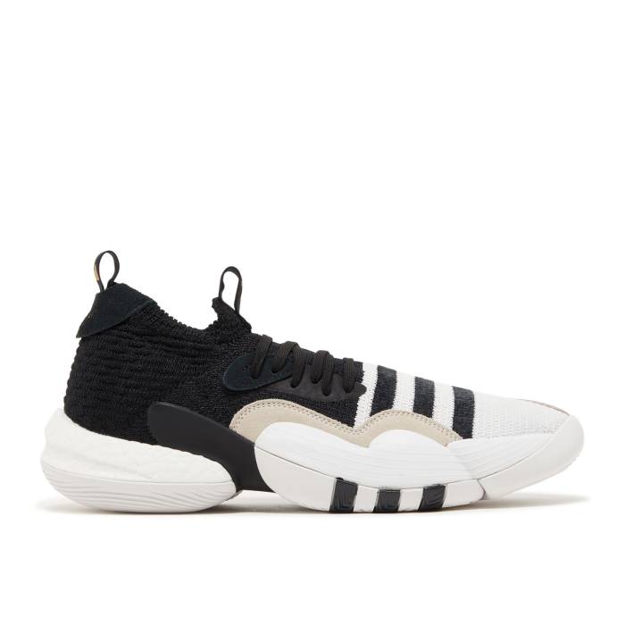 アディダス Adidas 【 Trae Young 2 \u0027Super Villain\u0027 Men Cloud White/Core Black/Matte Gold 】 メンズ 白いこと 白いこと 中核グループ 黒いこと 黒いこと ゴールド