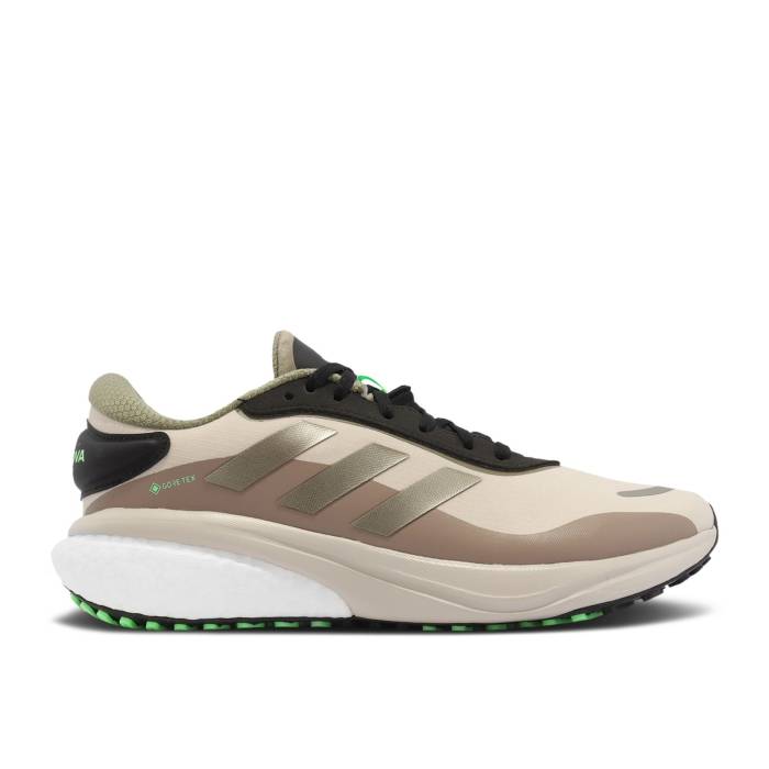アディダス Adidas 【 Supernova Gore-Tex 'Clear Brown Cyber Metallic' Men Clear Brown/Cyber Metallic/Beam Green 】 スーパーノバ・ノヴァ ゴアテックス 茶色 ブラウン メンズ 茶色 ブラウン green 緑・グリーン｜スニケス