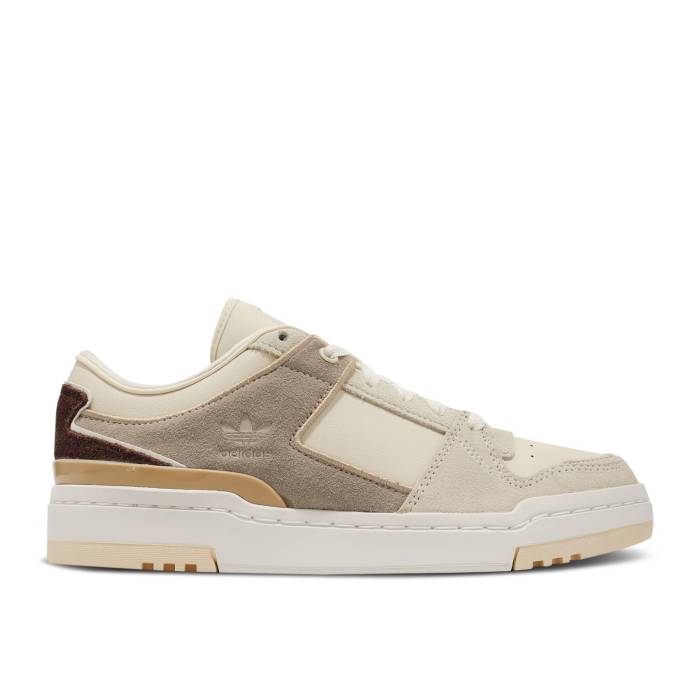 アディダス Adidas 【 Wmns Forum Luxe Low \u0027Wonder White Magic Beige\u0027 Women Wonder White/Chalk White/Magic Beige 】 討論会 白いこと 白いこと 神通力 レディース 白いこと 白いこと 神通力 ベージュ スニーカー-レディース靴-靴