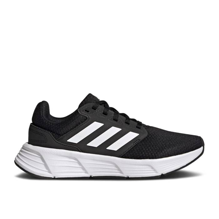アディダス Adidas 【 Wmns Galaxy 6 \u0027Black White\u0027 Women Core Black/Cloud White/Core Black 】 天の川 レディース 中核グループ 黒いこと 黒いこと 白いこと 白いこと