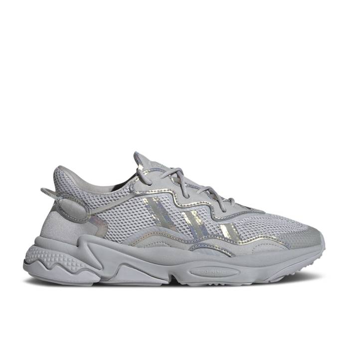 アディダス Adidas 【 Ozweego Metallic Grey Men Grey Two/Grey Two/Footwear White 】 メンズ 灰色 グレー 白色 ホワイト
