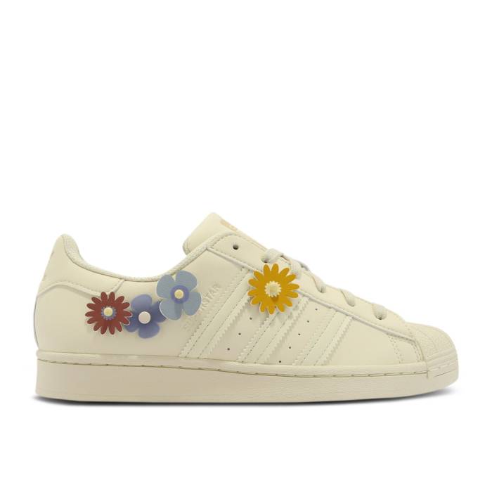 アディダス Adidas 【 Wmns Superstar 'Floral - Sand' Women Sand/Sand/Magic Mauve 】 Superstar スーパースター レディース 砂色・サンド マジック|スニケス