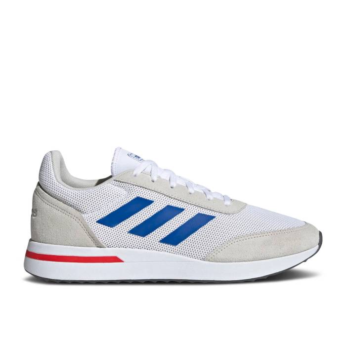 アディダス Adidas 【 Wmns Run 70S \u0027White Blue Red\u0027 Women Cloud White/Blue/Raw White 】 幽客 青味 青味 レディース 白いこと 白いこと 青味 青味