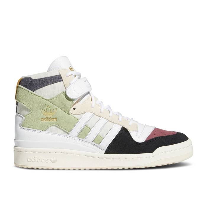 アディダス Adidas 【 Forum 84 High 'Multi-Material' Men Footwear White/Off White/Wonder White 】 フォーラム ハイ メンズ 白色 ホワイト|スニケス