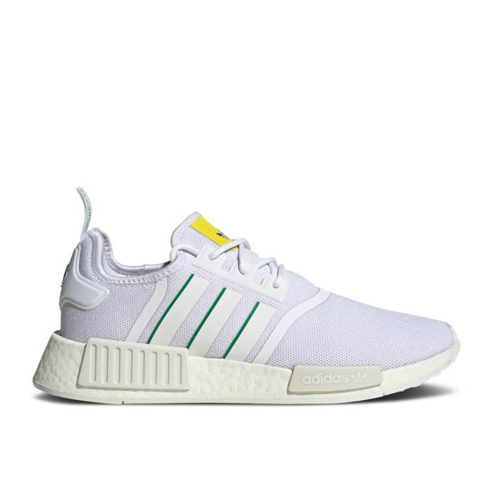 アディダス Adidas 【 Nmd_R1 'White Green' Men Cloud White/Off White/Green 】 メンズ 白色 ホワイト green 緑・グリーン