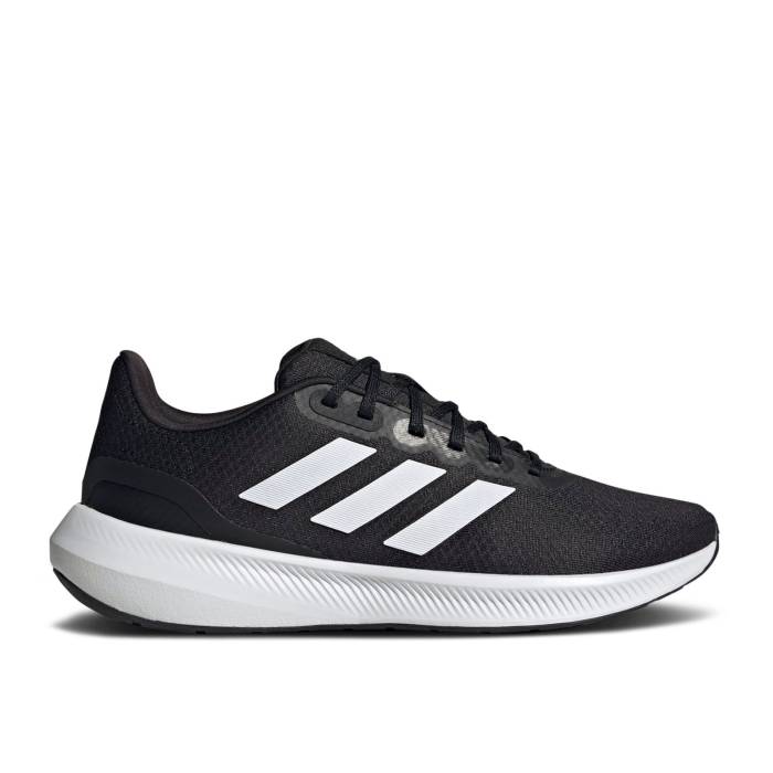 アディダス Adidas 【 Runfalcon 3.0 Cloudfoam Low Black White Men Core Black/Cloud White/Core Black 】 メンズ コア 黒色 ブラック 白色 ホワイト