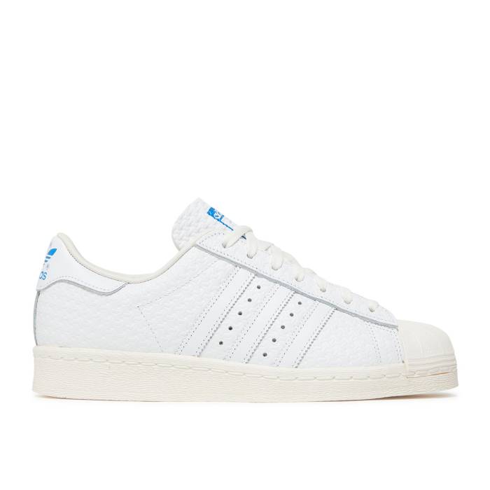 アディダス Adidas 【 Superstar 82 \u0027Debossed Geometric Print\u0027 Men Cloud White/Cloud White/Cloud White 】 Superstar はやりっ児 メンズ 白いこと 白いこと