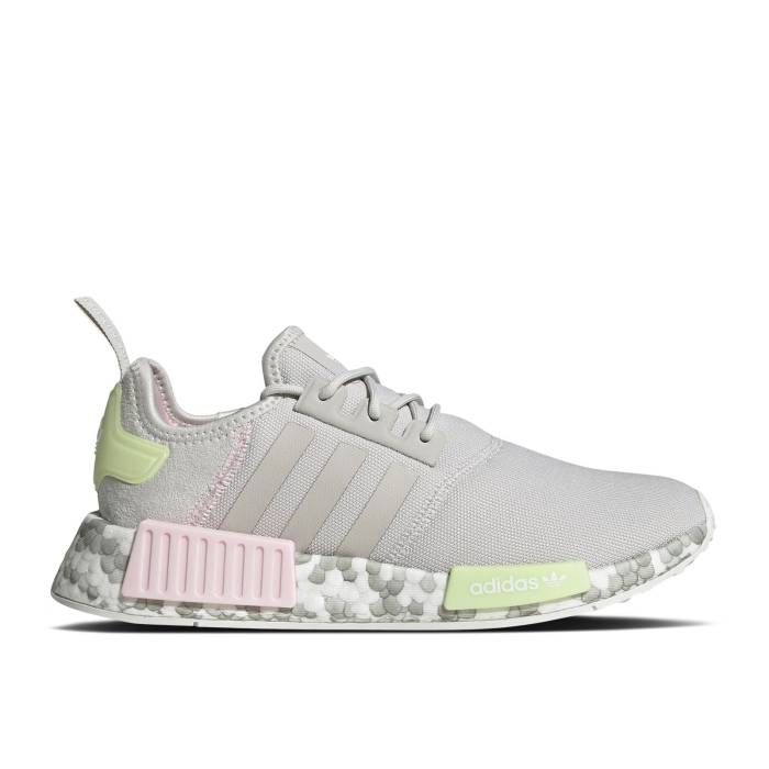アディダス Adidas 【 Wmns Nmd_R1 \u0027Color Splash - Grey Lime\u0027 Women Grey One/Grey One/Almost Lime 】 薄墨色 薄墨色 レディース 薄墨色 薄墨色 菩提樹