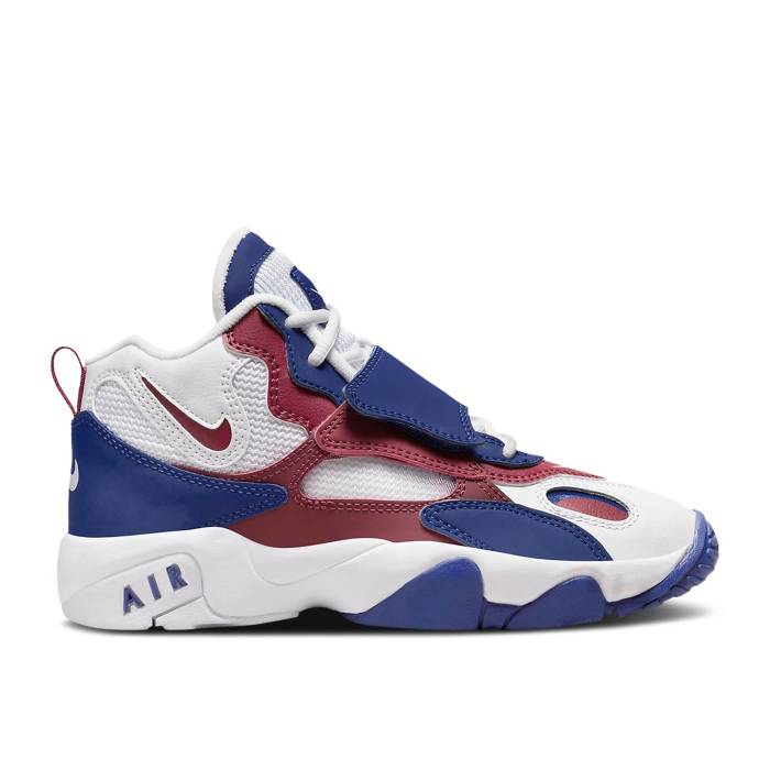 アディダス Adidas 【 Air Speed Turf ガウス \u0027White Rush Blue Red\u0027 Youth White/Rush Blue/Team Red 】 Speed 素早さ 芝草 rush 混雑時 青味 青み 御坊っちゃん キッズ 白いこと 白いこと rush 混雑時 青味 青み Team チー