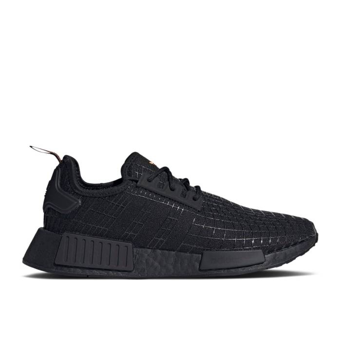 アディダス Adidas 【 Nmd_R1 \u0027Core Black Web\u0027 Men Core Black/Core Black/Beam Orange 】 黒いこと 黒いこと メンズ 中核グループ 黒いこと 黒いこと orange 橙・オレンジ色