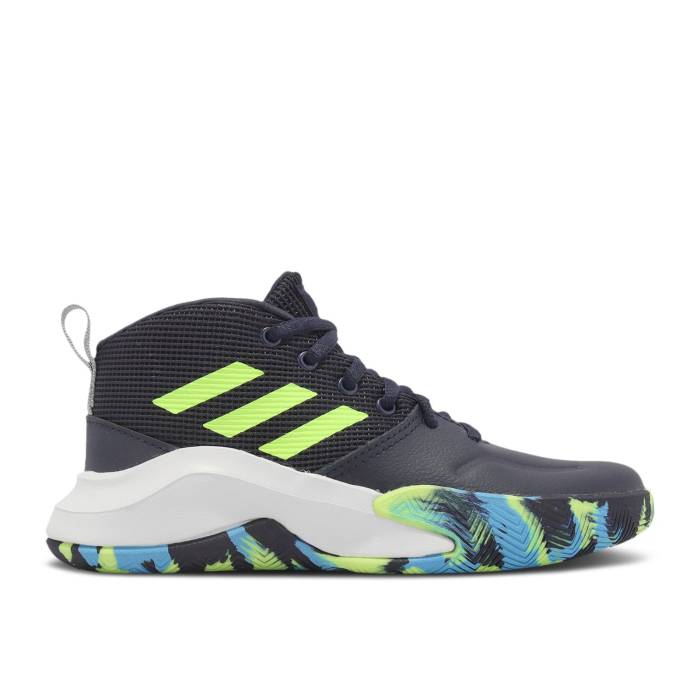アディダス Adidas 【 Own The Game J Wide 'Legend Ink Signal Green' Youth Legend Ink/Signal Green/Signal Cyan 】 Game ゲーム ジュニア キッズ Legend レジェンド green 緑・グリーン シアン|スニケス