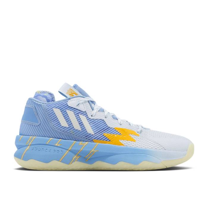 アディダス Adidas 【 Dame 8 \u0027Three Kingdoms\u0027 Men Pantone/Footwear White/Team Gold 】 メンズ 白いこと 白いこと Team 野球クラブ ゴールド