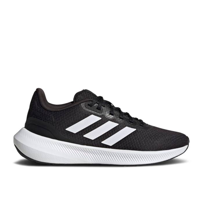 アディダス Adidas 【 Wmns Runfalcon 3.0 \u0027Black White\u0027 Women Core Black/Cloud White/Core Black 】 レディース 中核グループ 黒いこと 黒いこと 白いこと 白いこと