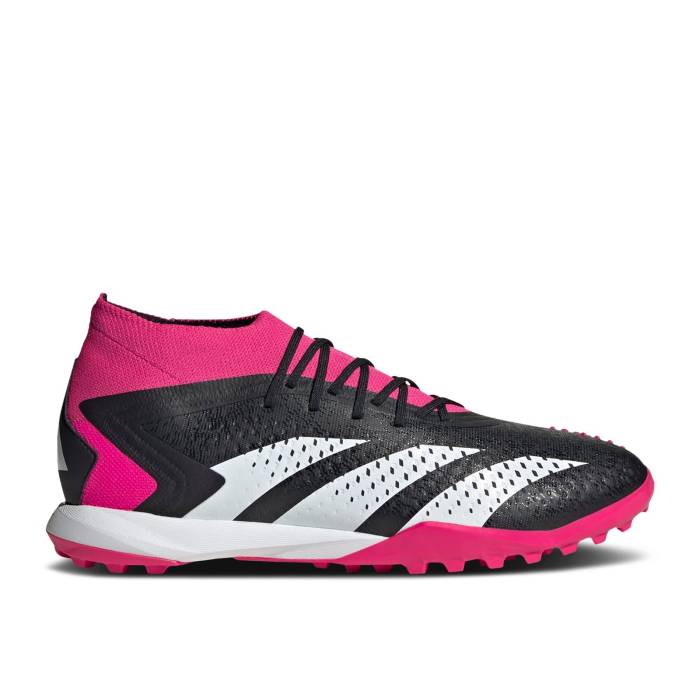 アディダス Adidas 【 Predator Accuracy.1 Tf 'Own Your Football Pack' Men Core Black/Cloud White/Team Shock Pink 2 】 プレデター フットボール メンズ コア 黒色 ブラック 白色 ホワイト Team チーム ショック pink ピン