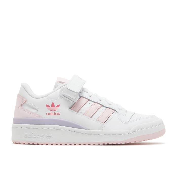 アディダス Adidas 【 Wmns Forum Low \u0027White Clear Pink\u0027 Women Cloud White/Clear Pink/Rose Tone 】 討論会 レディース 白いこと 白いこと pink サクラ色 Rose サクラ色