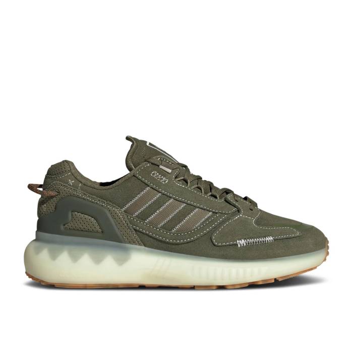 アディダス Adidas 【 Zx 5K Boost \u0027Focus Olive\u0027 Men Focus Olive/Off White/Ecru Tint 】 ブースト メンズ olive オリーブ 白いこと 白いこと