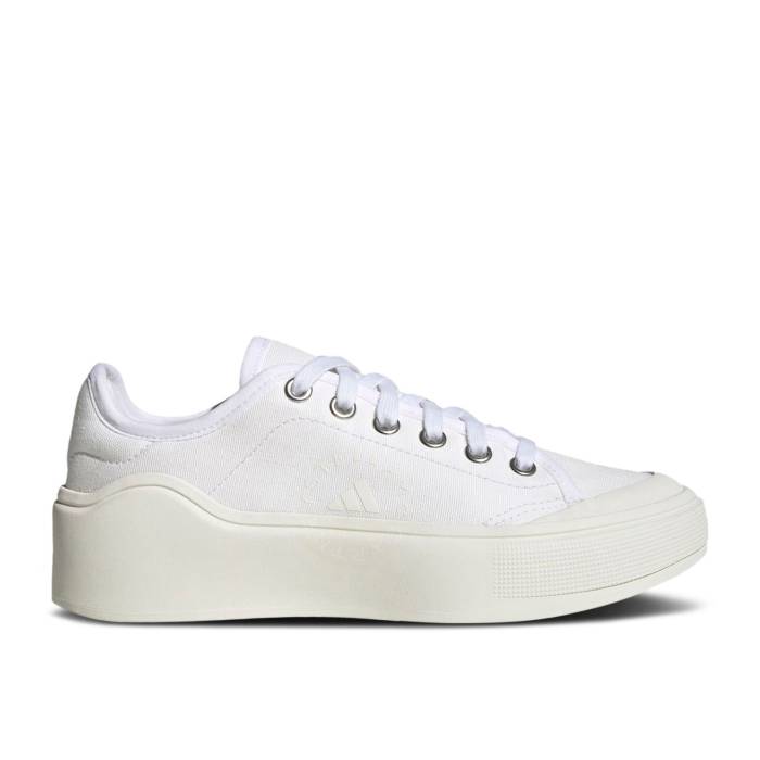 アディダス Adidas 【 Stella Mccartney X Court \u0027White\u0027 Men Cloud White/Cloud White/Off White 】 厚地の外套 メンズ 白いこと 白いこと