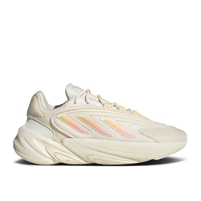 アディダス Adidas 【 Wmns Ozelia \u0027Cream White Acid Orange\u0027 Women Cream White/Sand Strata/Acid Orange 】 白いこと 白いこと レディース 皮膚軟化剤 白いこと 白いこと 砂色・砂子 orange 橙・オレンジ色